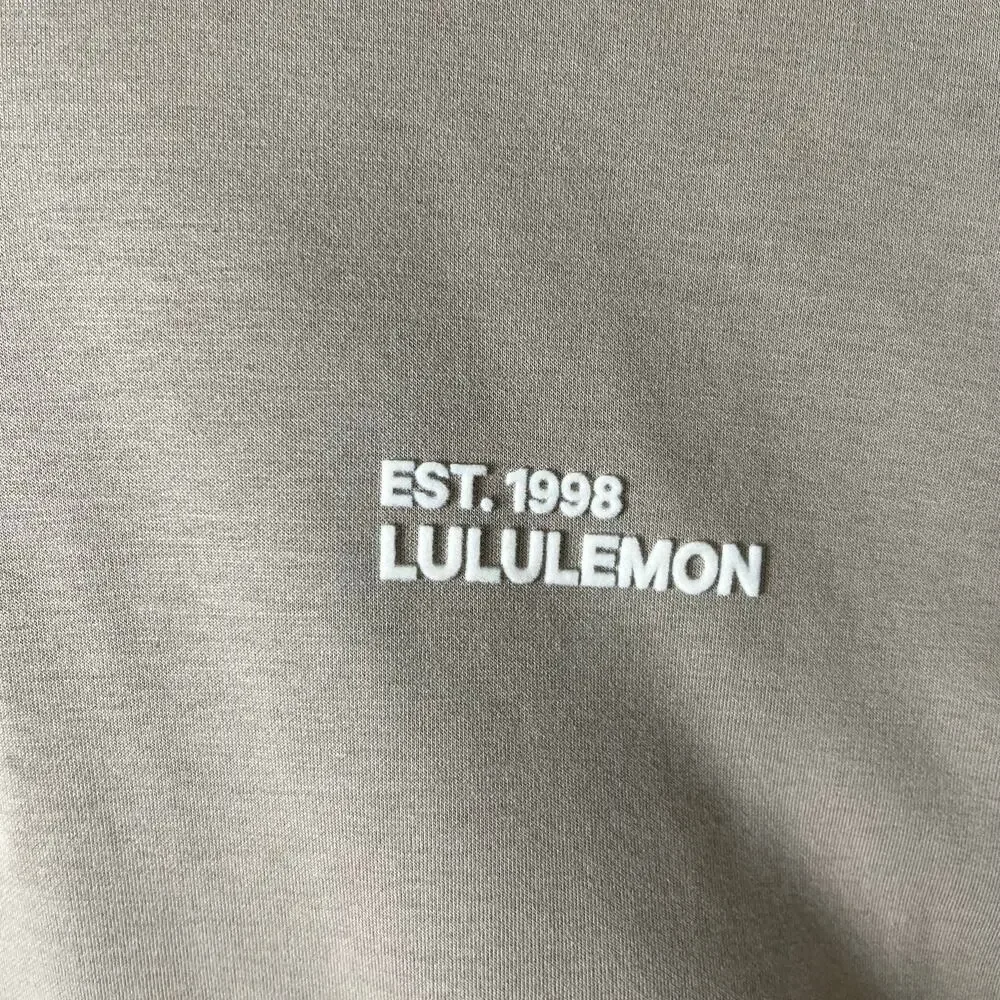 Lululemon Heavyweight Fleece Oversized Hoodie Sheer Oak Medium Athleisure‎